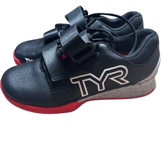 TYR L-1 Lifting Training Red Black Weight Lifter Shoes Size M9 W10.5 main image 5